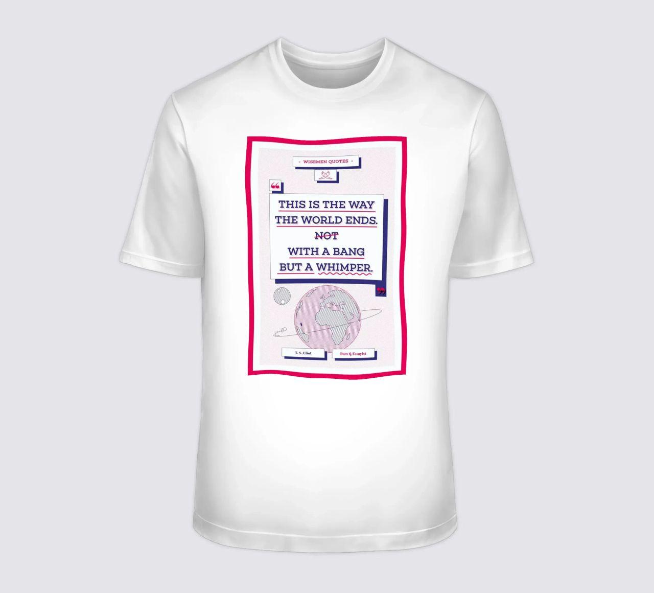 T. S. Eliot t-shirt da Aycan Elijah Yilmaz