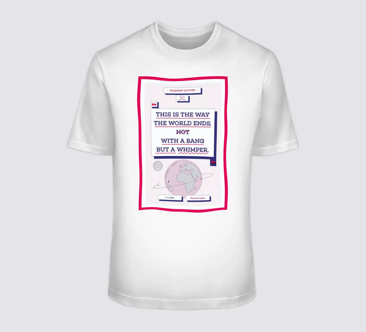 T. S. Eliot t-shirt da Aycan Elijah Yilmaz