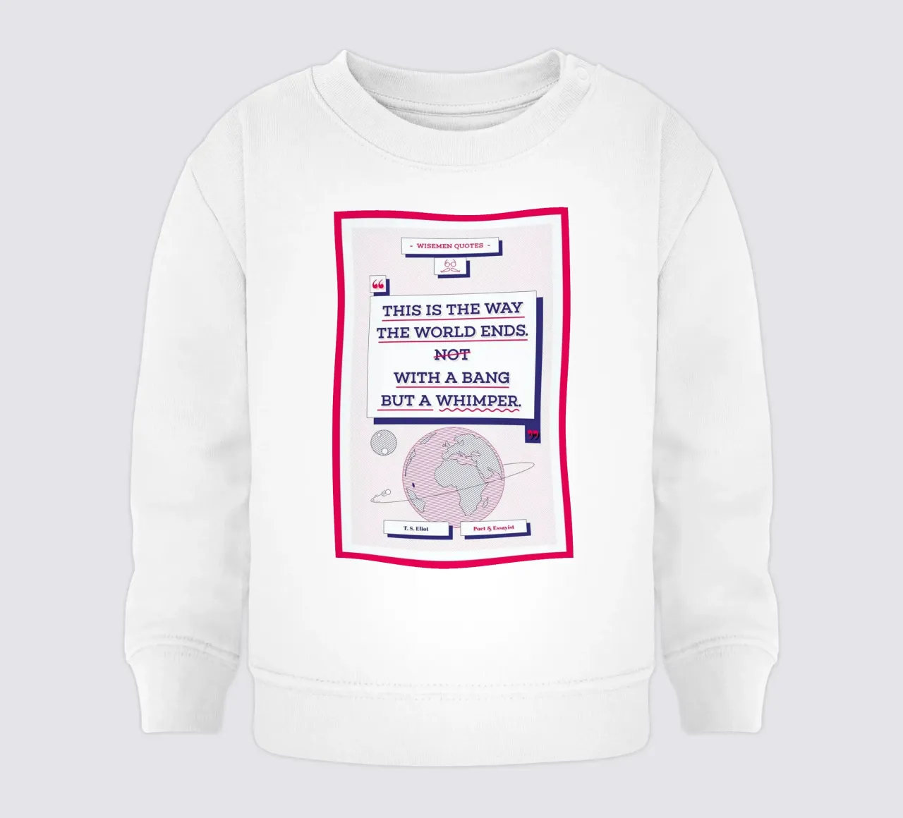 T. S. Eliot sweat pour bébé de Aycan Elijah Yilmaz