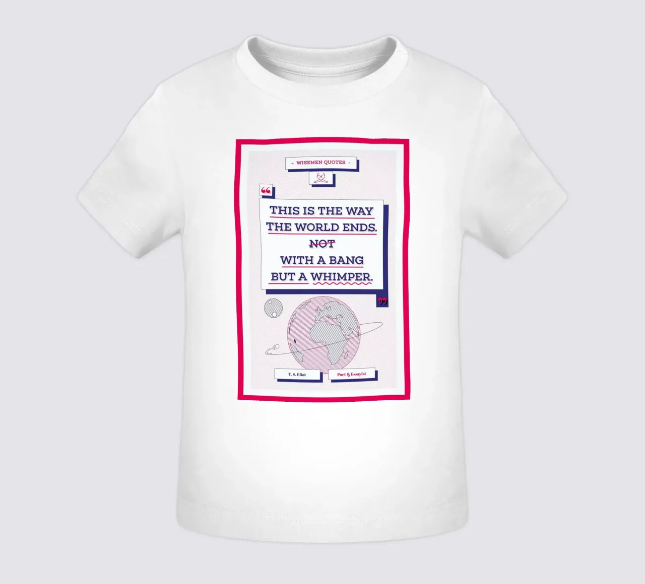 T. S. Eliot camiseta de bebé de Aycan Elijah Yilmaz