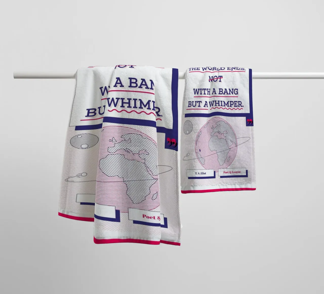 T. S. Eliot asciugamano da bagno da Aycan Elijah Yilmaz