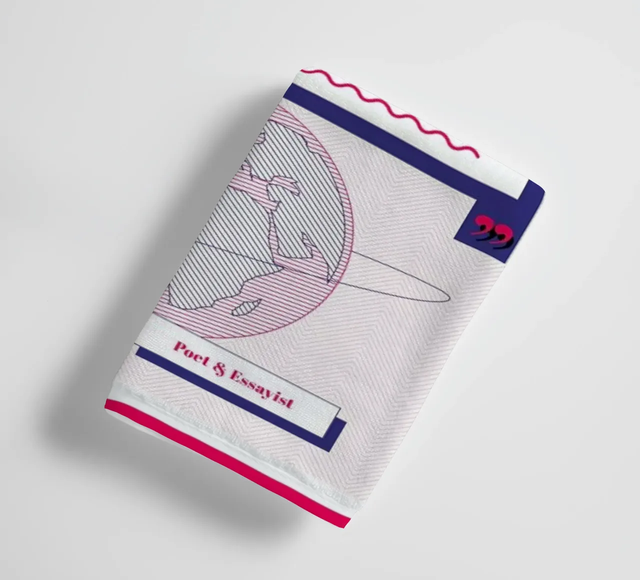 T. S. Eliot towel by Aycan Elijah Yilmaz