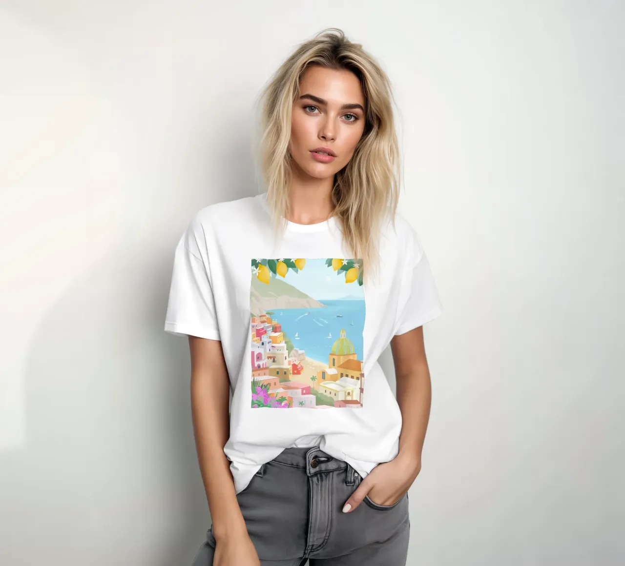 Amalfi Coast t-shirt da PetrArts