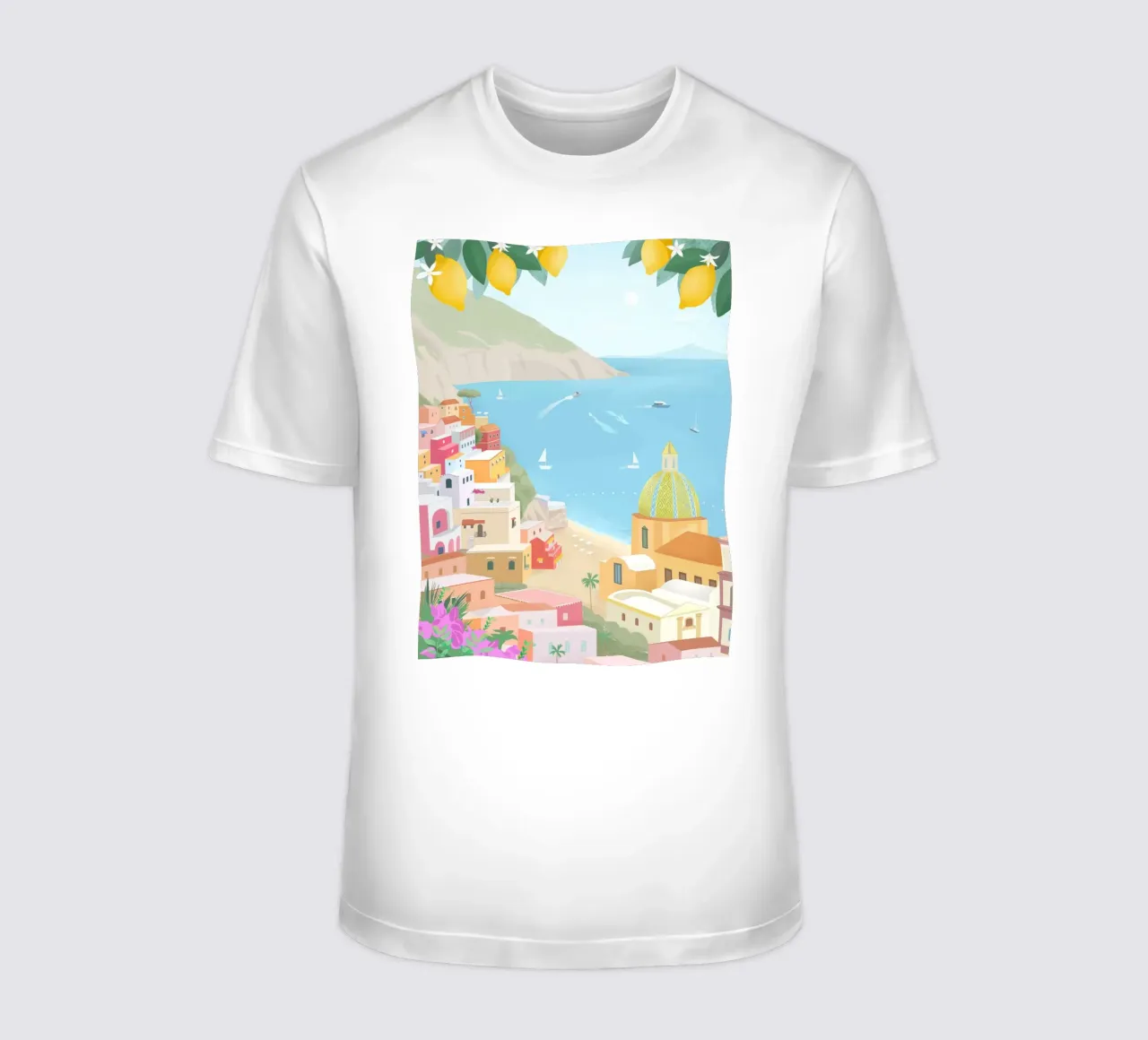 Amalfi Coast t-shirt da PetrArts