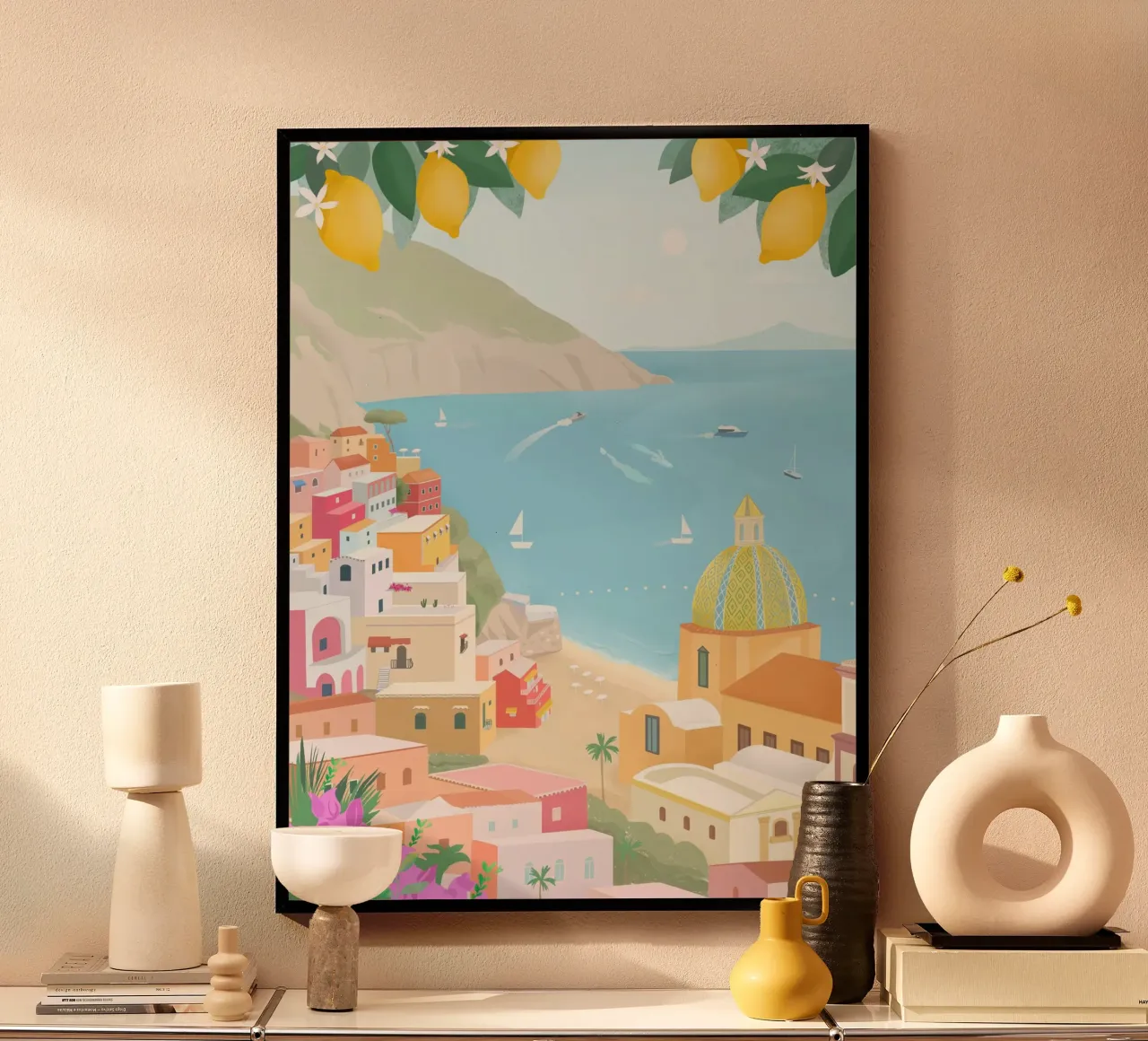 Amalfi Coast carta hahnemühle da PetrArts