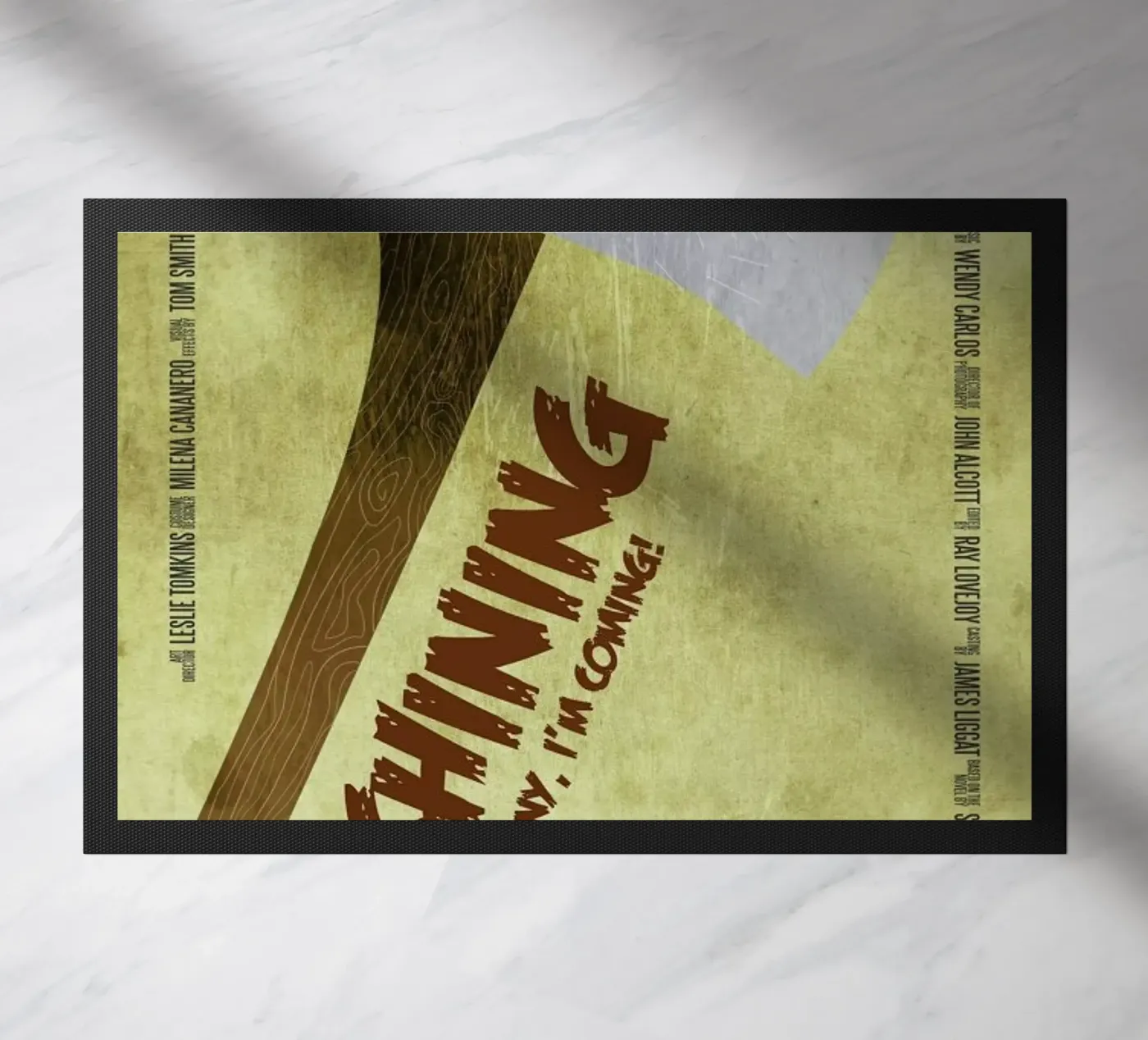 The Shining paillasson de Aycan Elijah Yilmaz