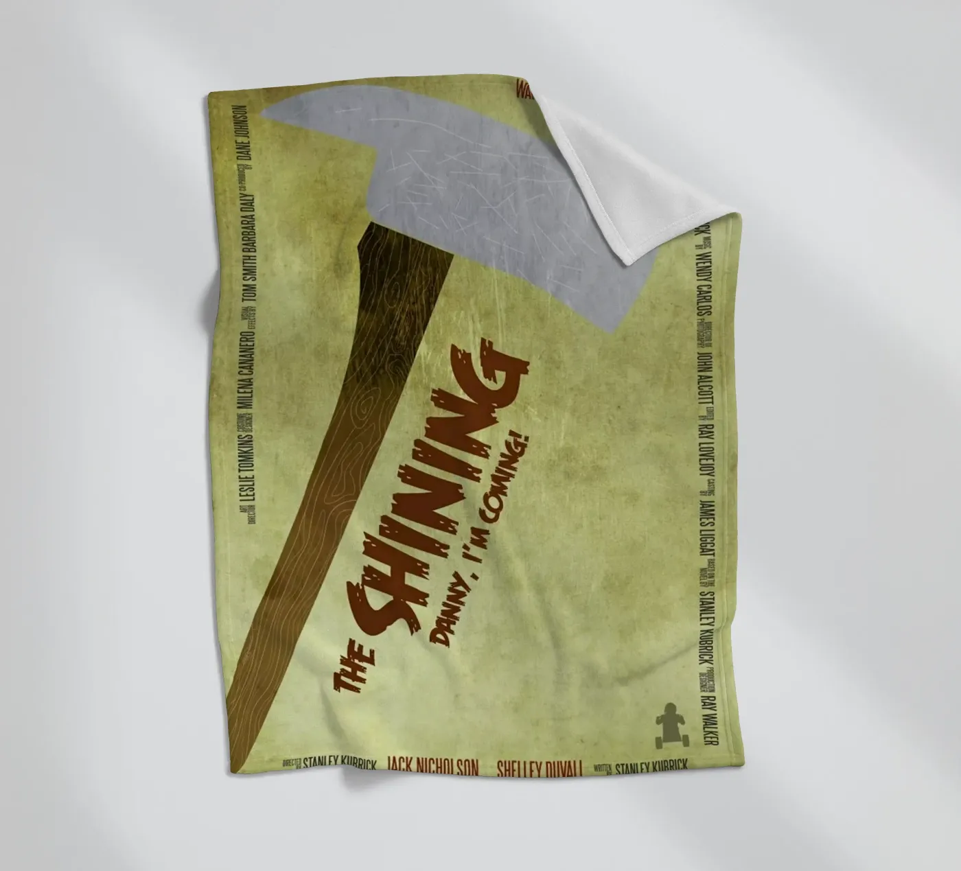 The Shining fleece blanket by Aycan Elijah Yilmaz