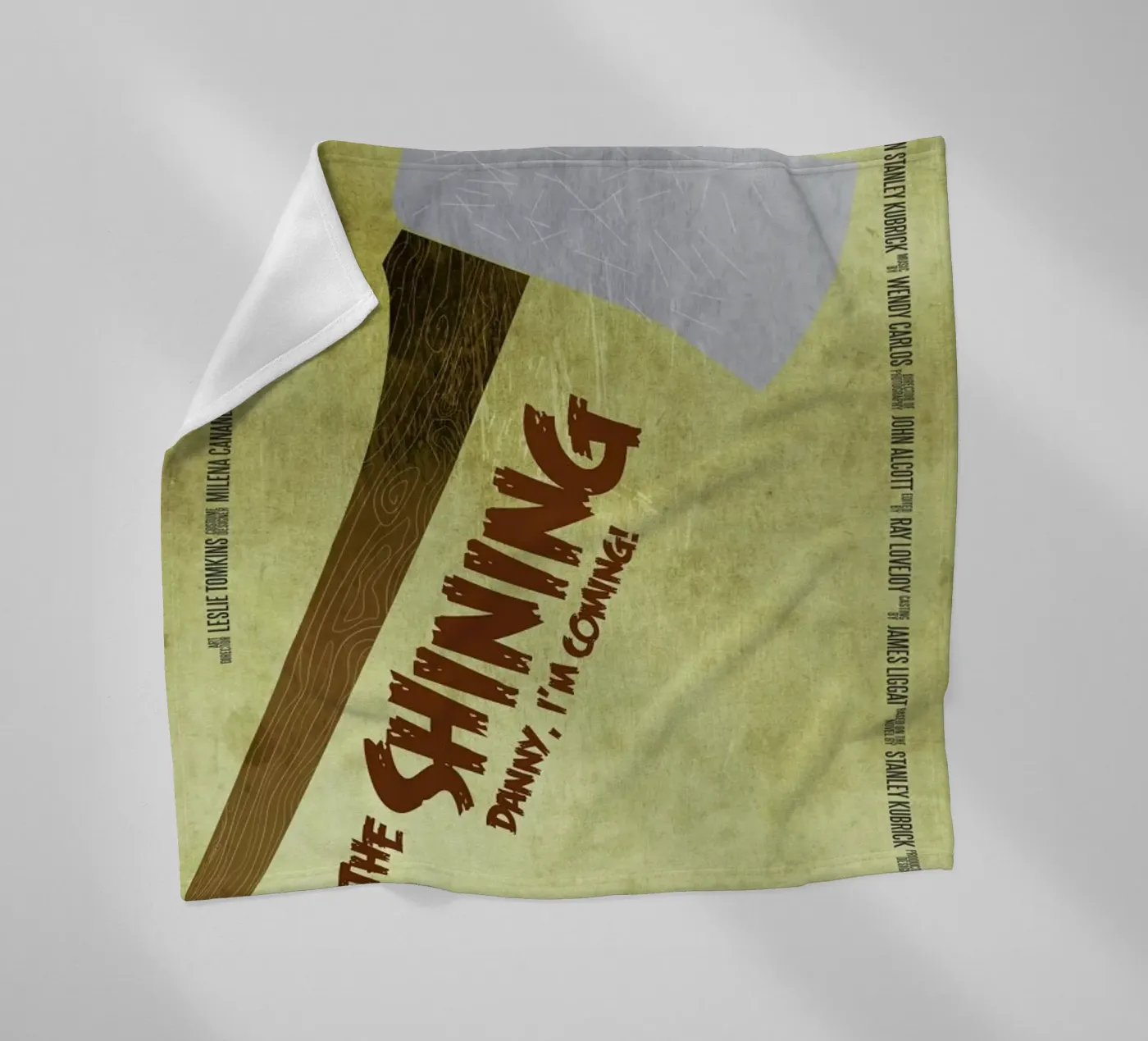 The Shining fleece blanket by Aycan Elijah Yilmaz