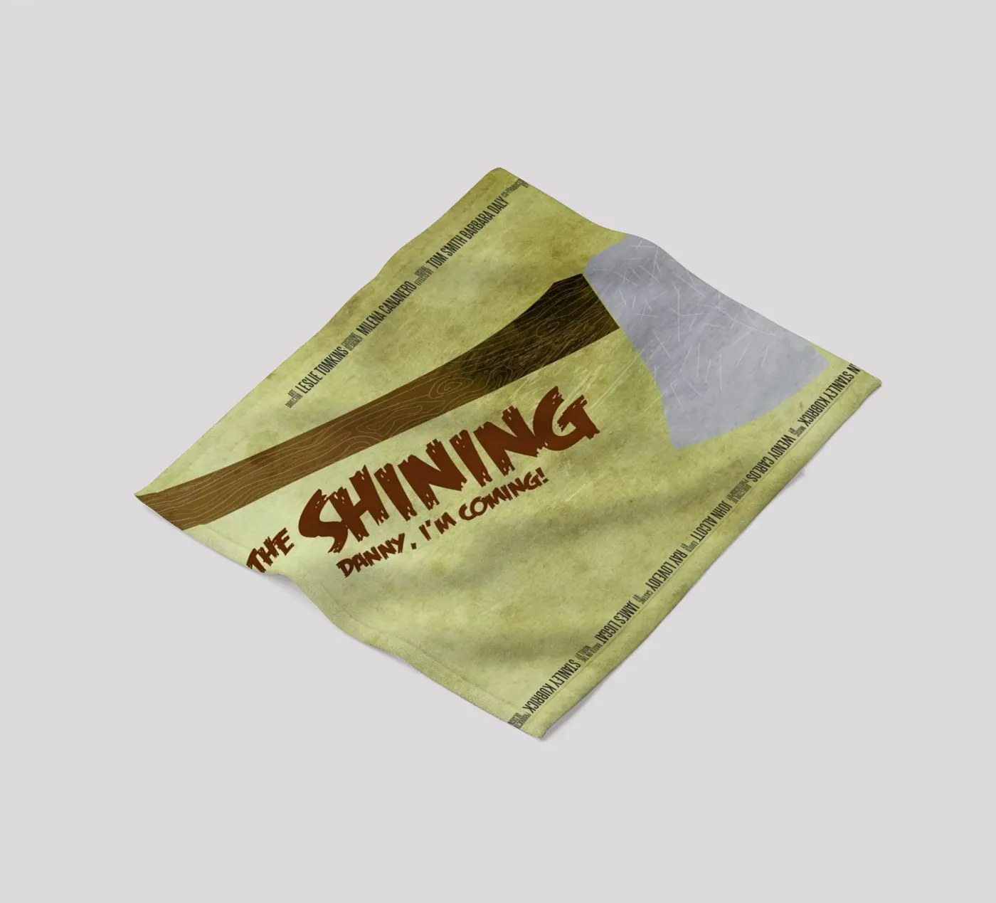 The Shining fleece blanket by Aycan Elijah Yilmaz