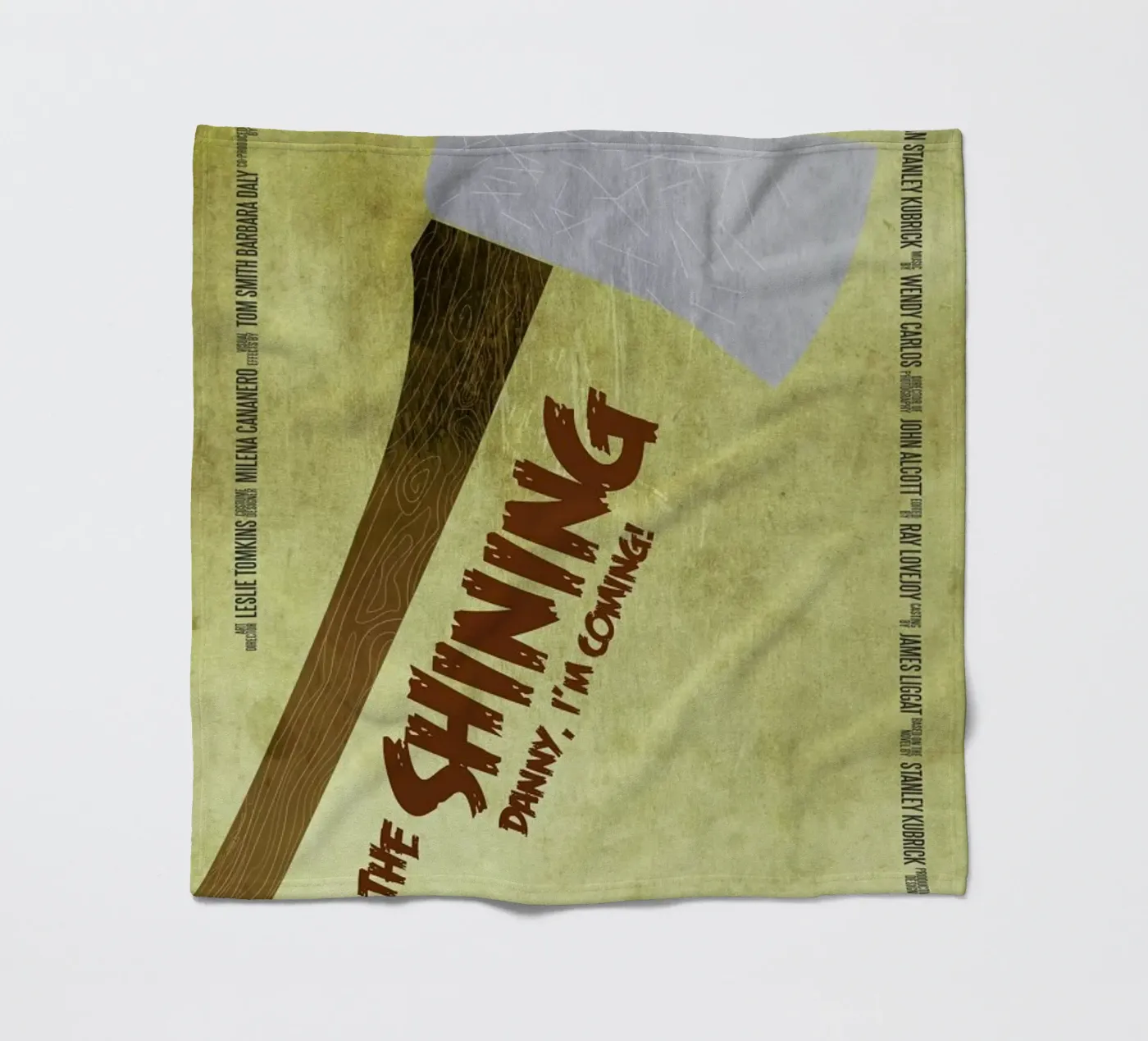 The Shining fleece blanket by Aycan Elijah Yilmaz