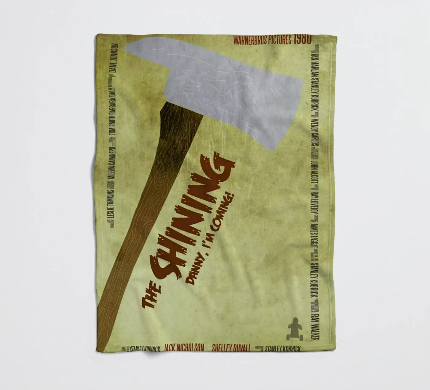 The Shining fleece blanket by Aycan Elijah Yilmaz