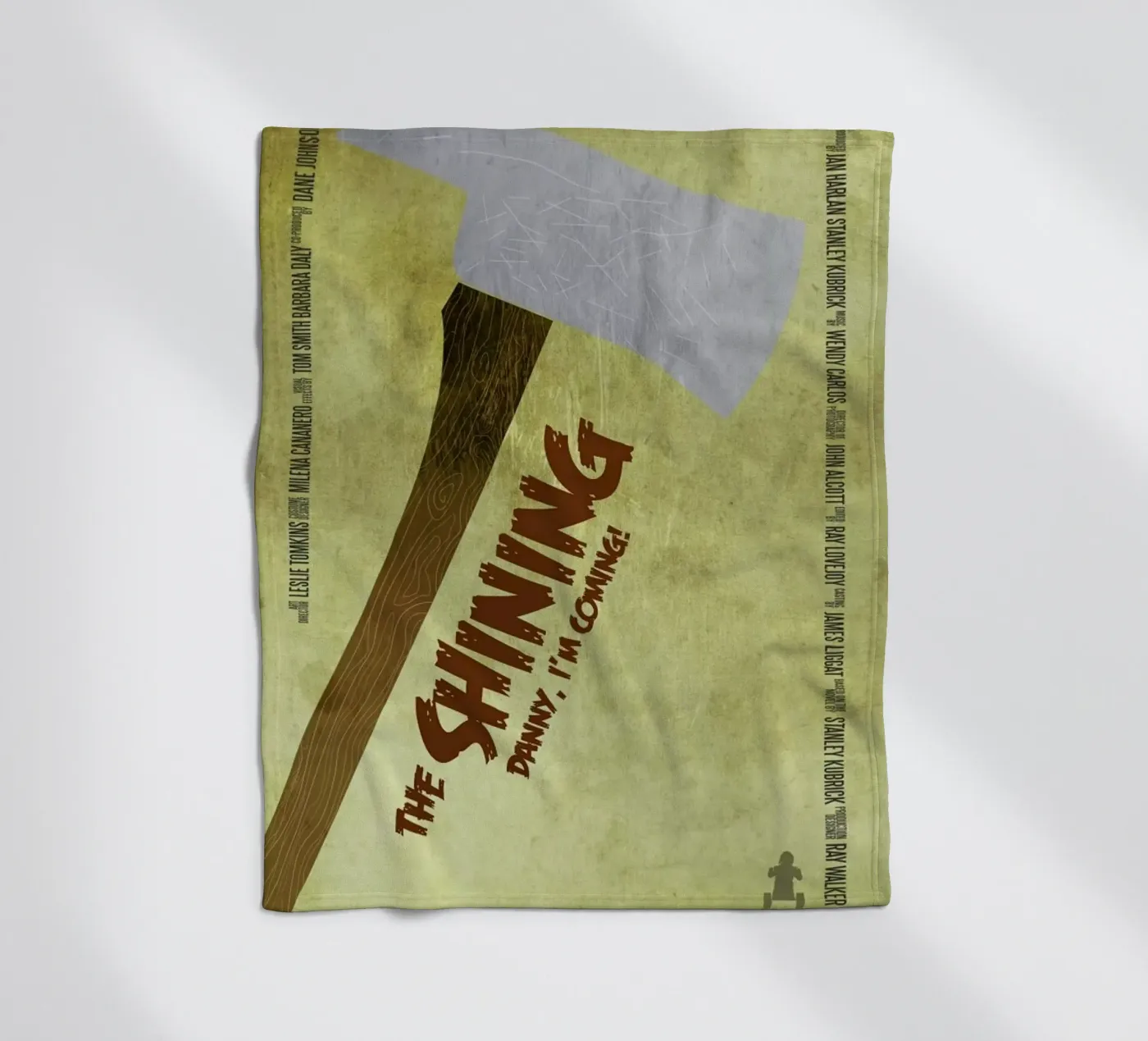 The Shining fleece blanket by Aycan Elijah Yilmaz