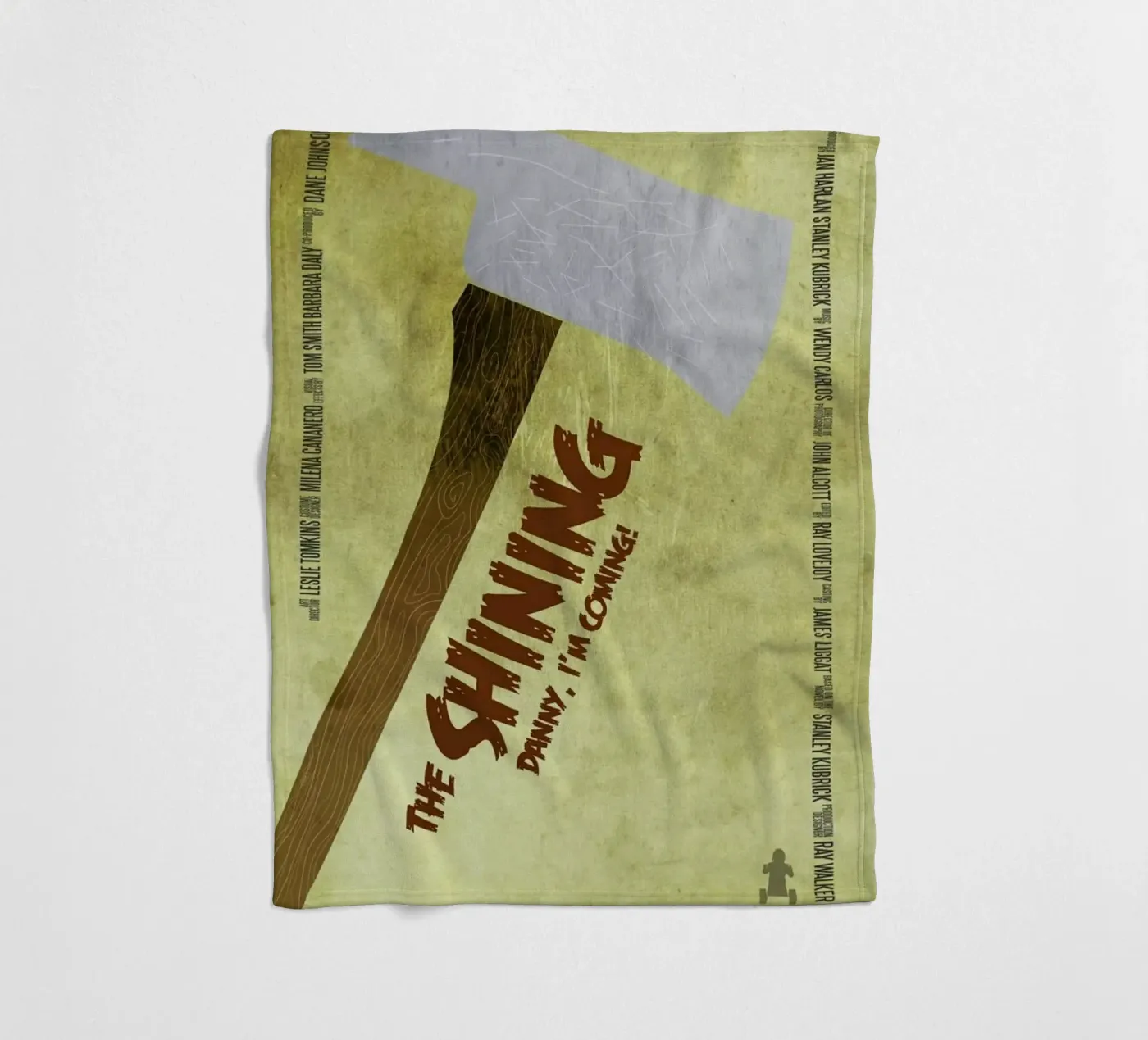 The Shining fleece blanket by Aycan Elijah Yilmaz