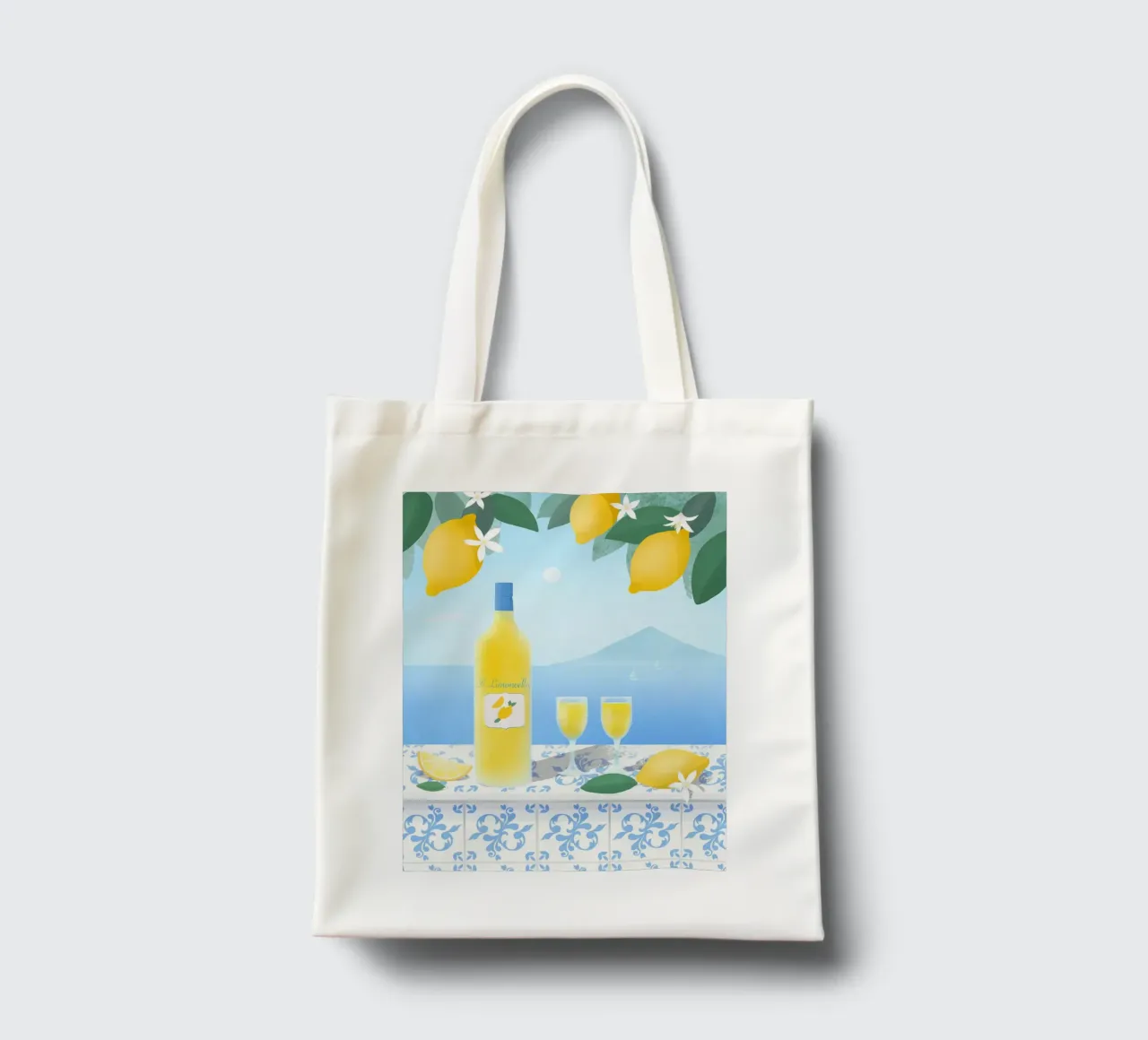 Limoncello borsa in juta da PetrArts