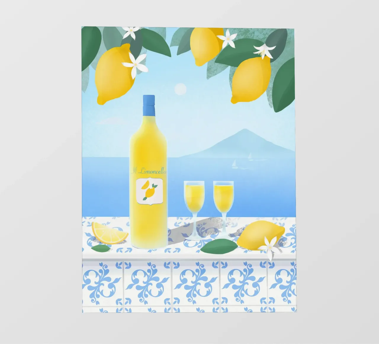 Limoncello papel para pared de PetrArts