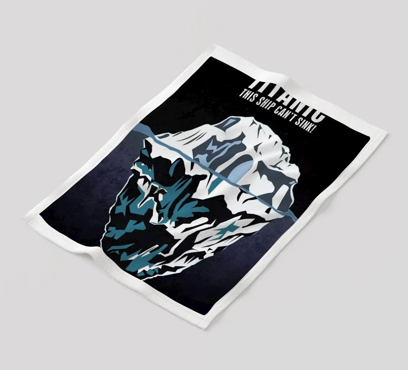 Titanic fleece blanket by Aycan Elijah Yilmaz