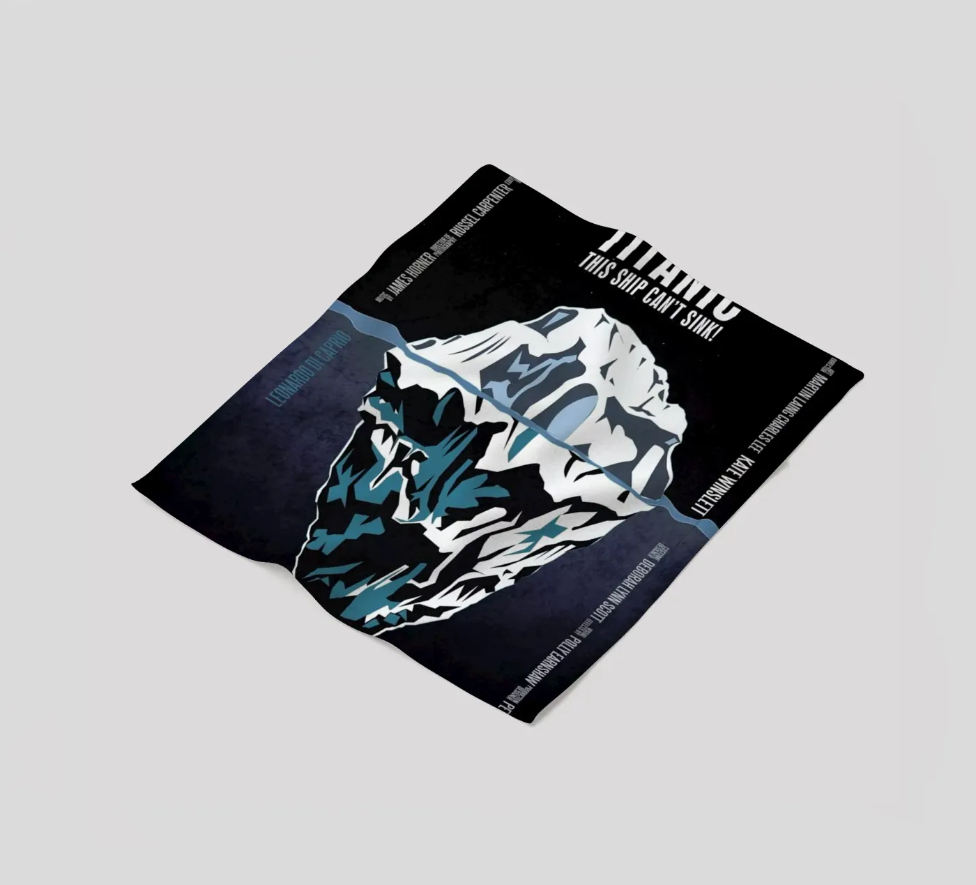 Titanic fleece blanket by Aycan Elijah Yilmaz