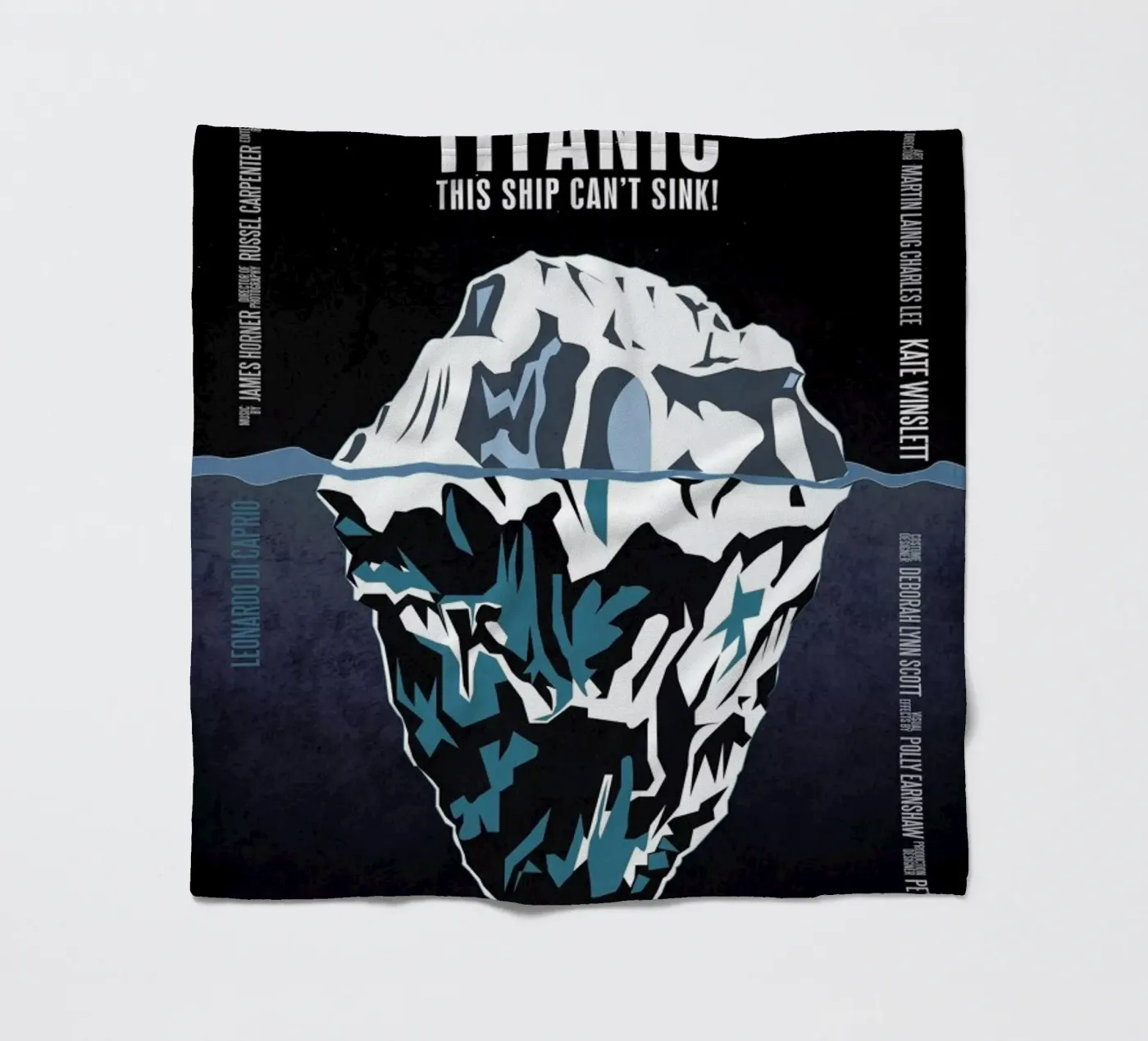 Titanic fleece blanket by Aycan Elijah Yilmaz