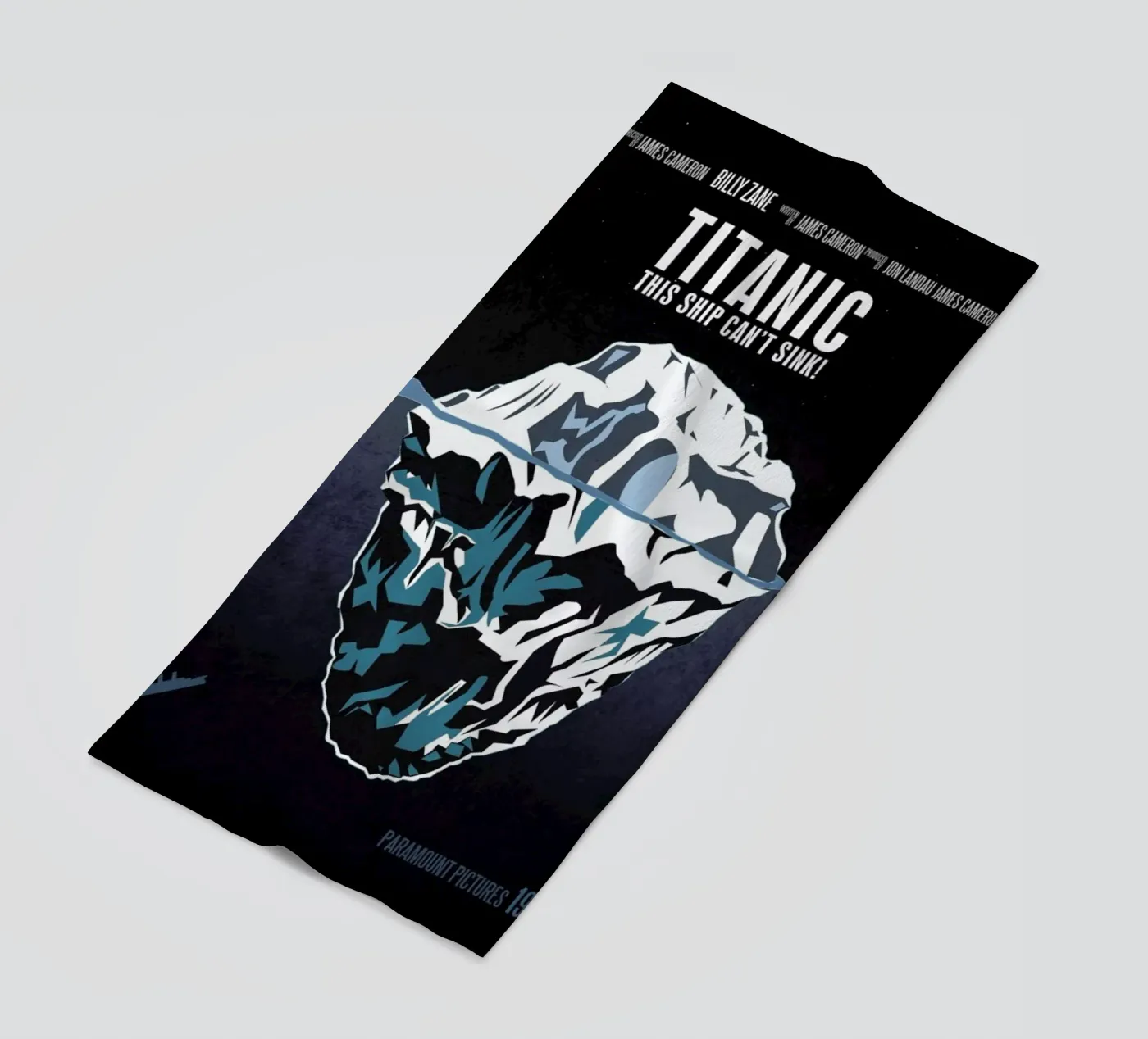 Titanic beach towel by Aycan Elijah Yilmaz