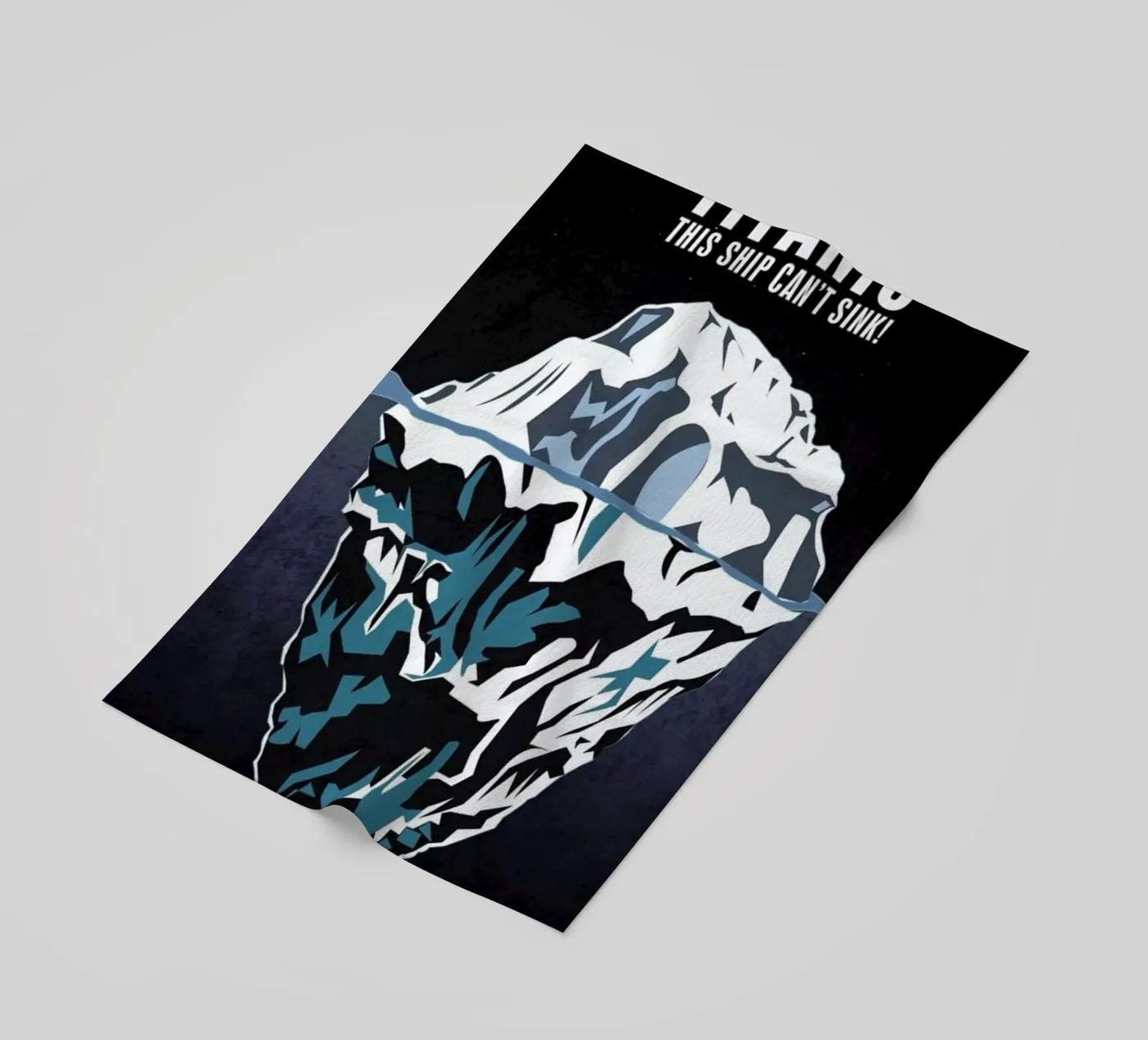 Titanic beach towel by Aycan Elijah Yilmaz