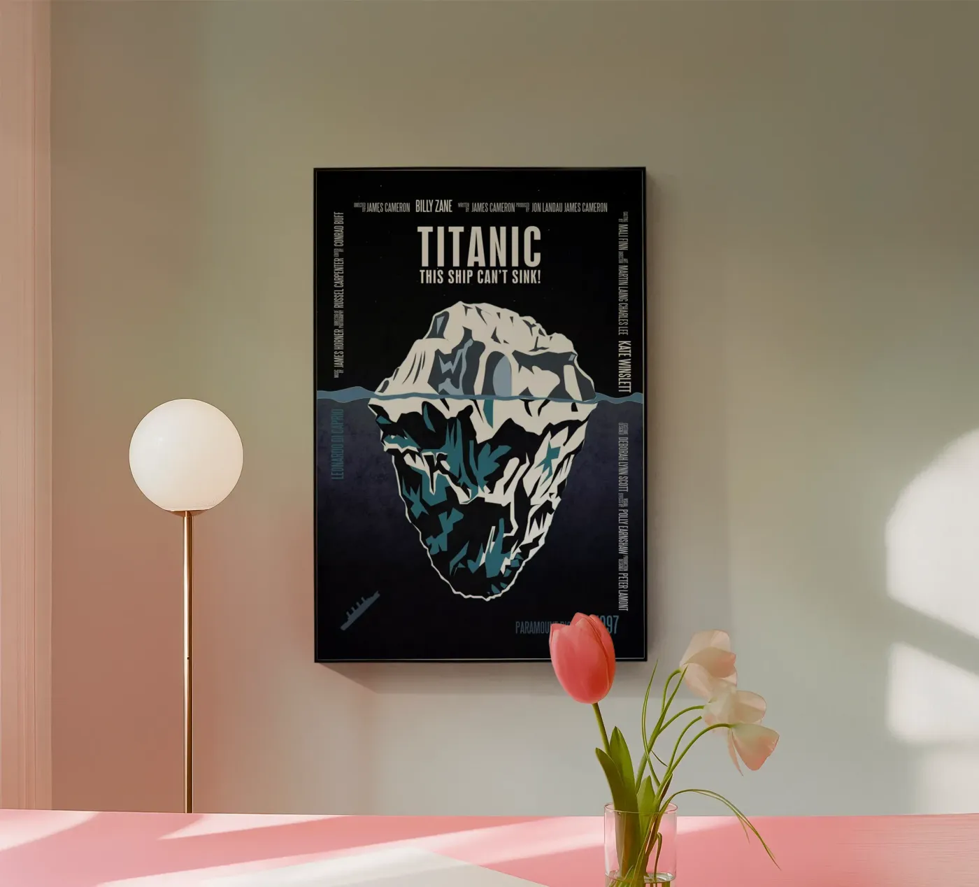 Titanic acryl van Aycan Elijah Yilmaz