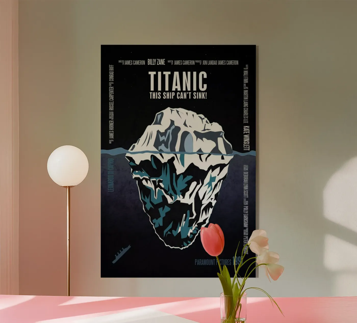 Titanic acryl van Aycan Elijah Yilmaz