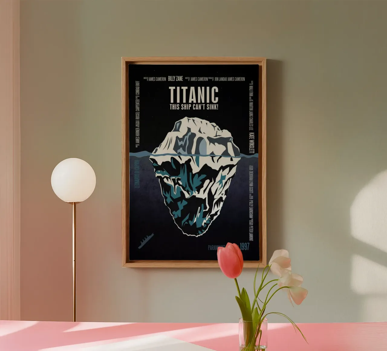 Titanic tela con Cornice a cassetta da Aycan Elijah Yilmaz