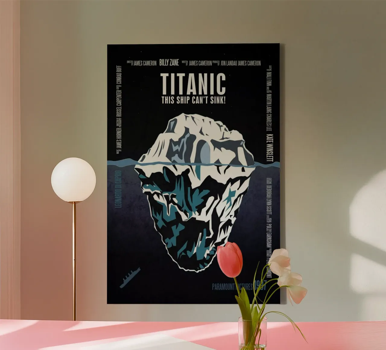 Titanic tela con Cornice a cassetta da Aycan Elijah Yilmaz