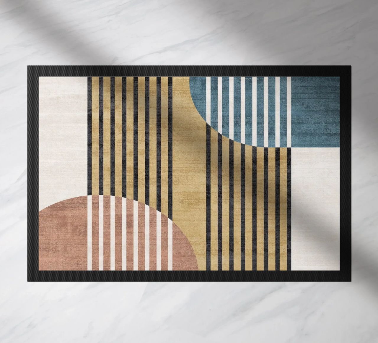 Geometric Harmony felpudo de treechild