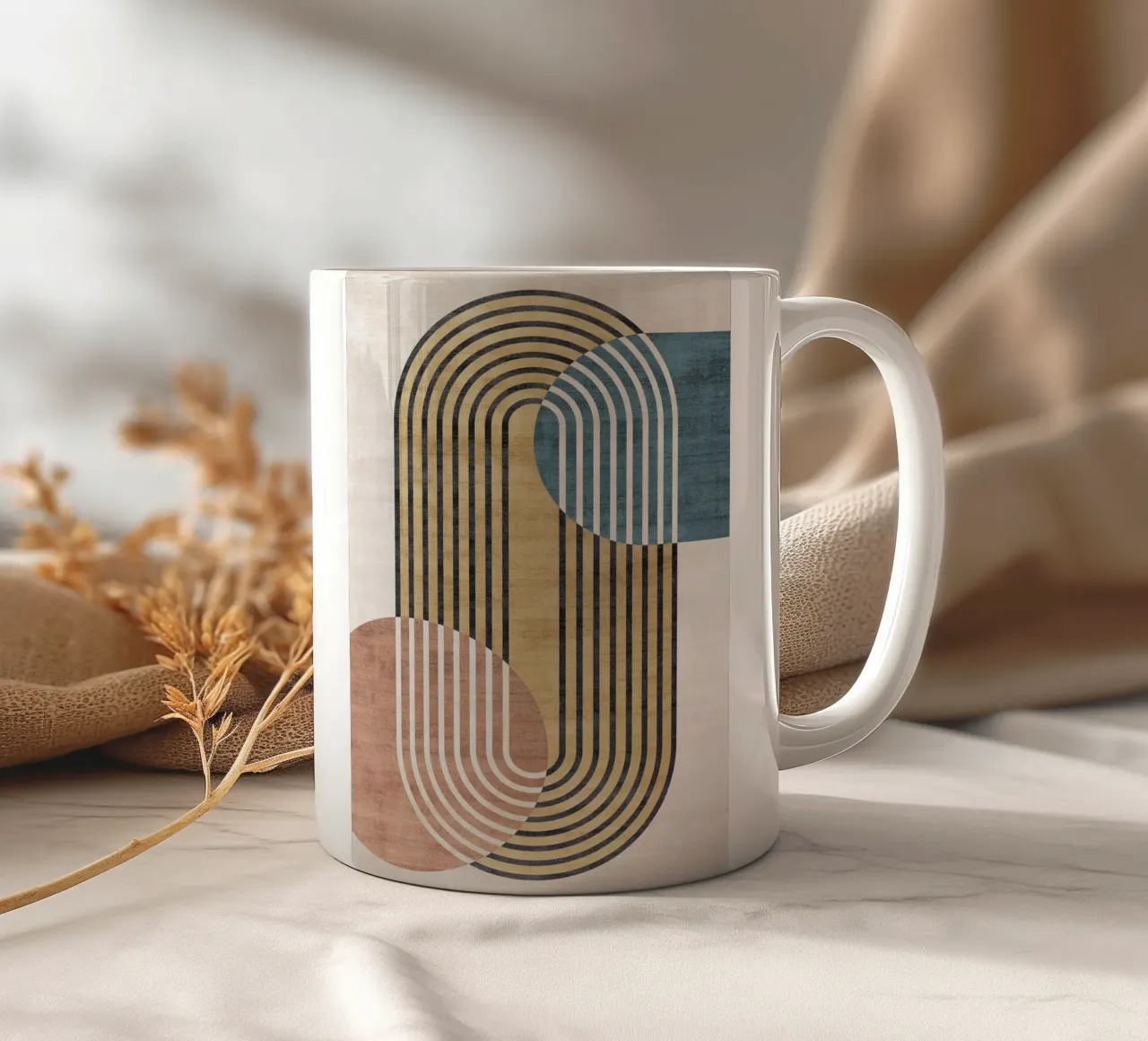 Geometric Harmony tazza in ceramica da treechild