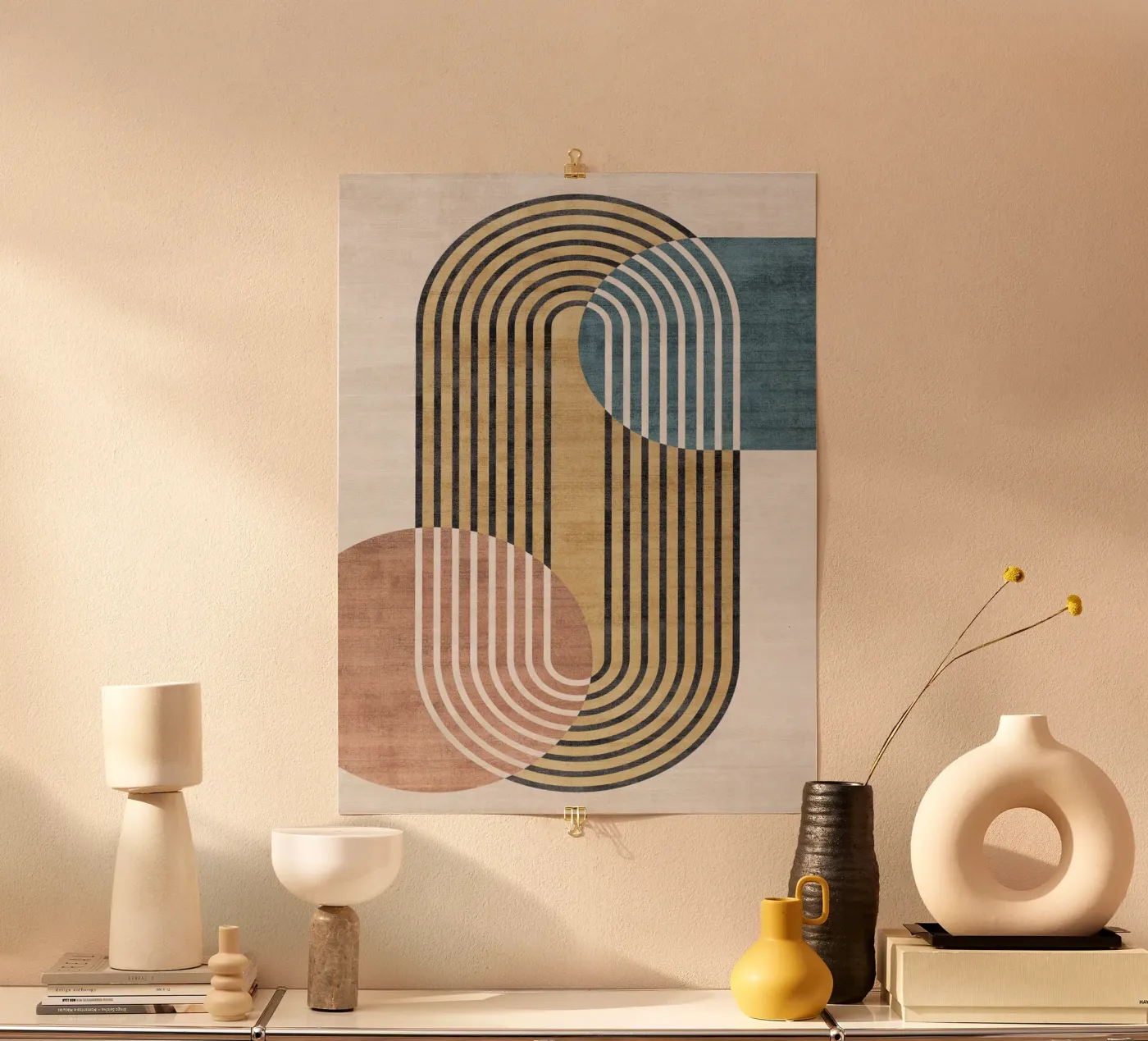 Geometric Harmony poster van treechild
