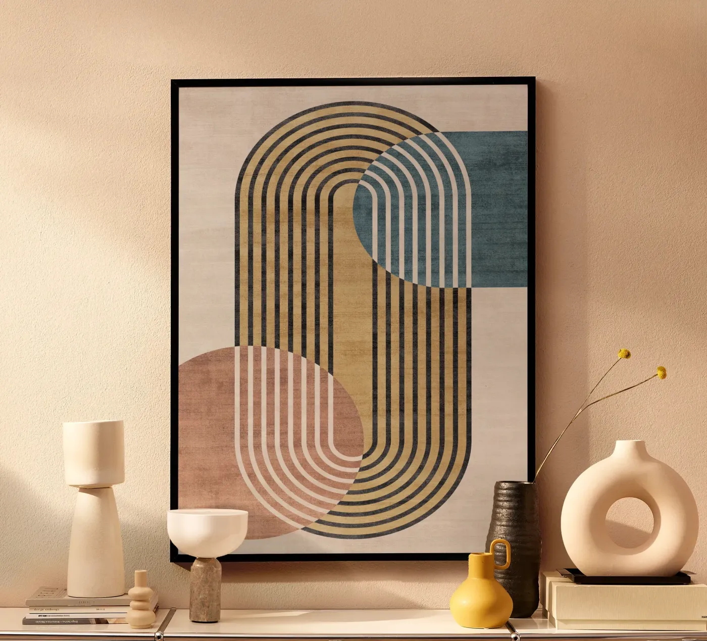 Geometric Harmony poster van treechild