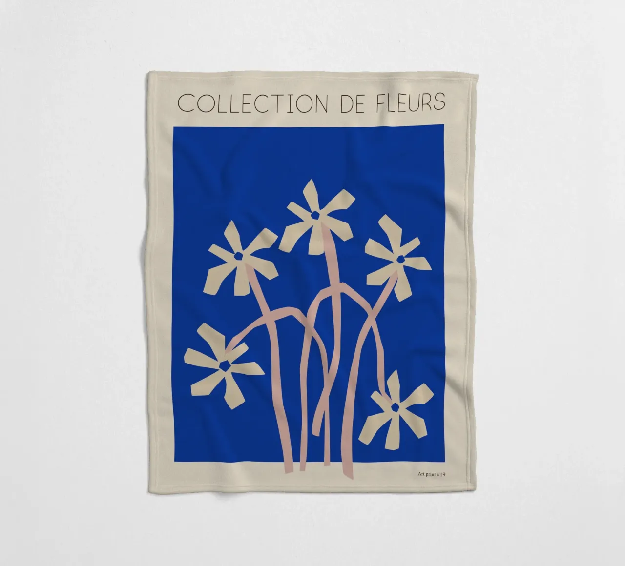 Collection De Fleurs coperta in pile da treechild