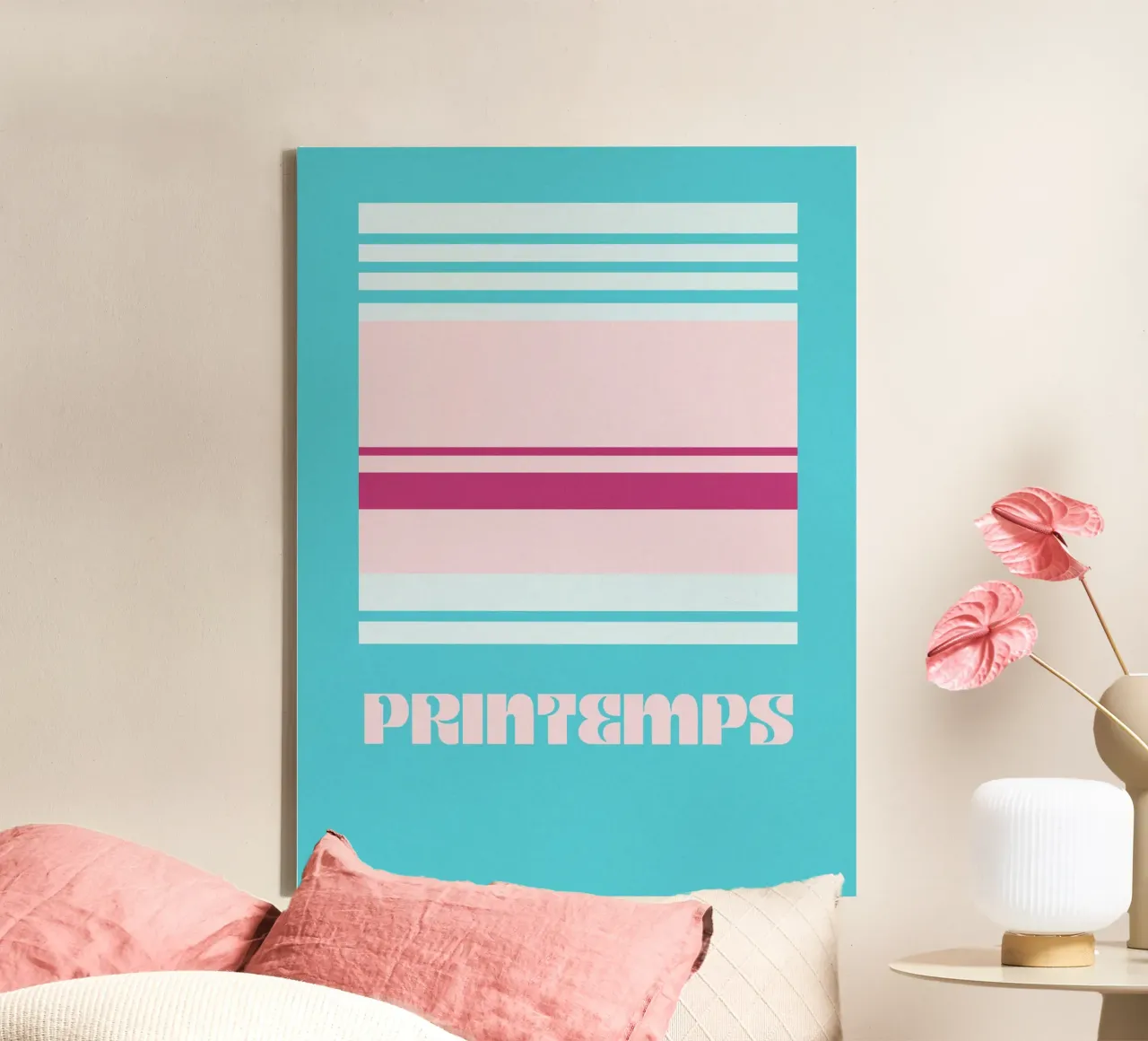 Spring #6 canvas with Floater frame by Carte Blanche Me Now