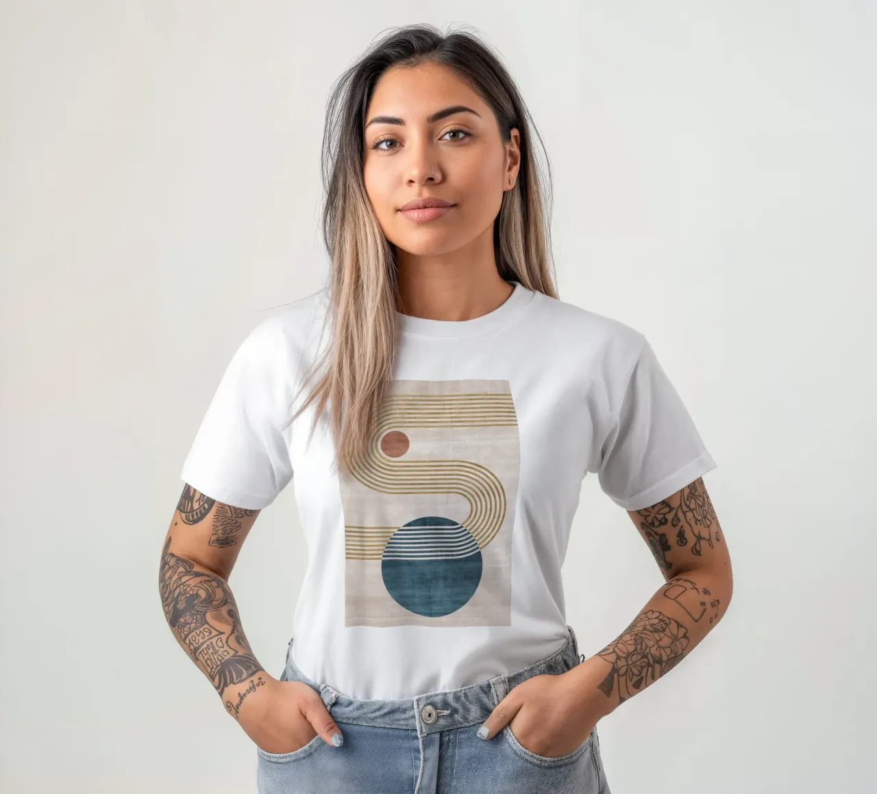 Geometric Harmony No 2 t-shirt da treechild