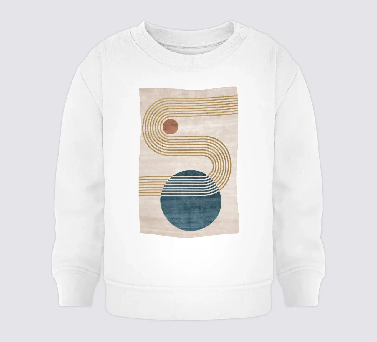 Geometric Harmony No 2 felpa neonato da treechild