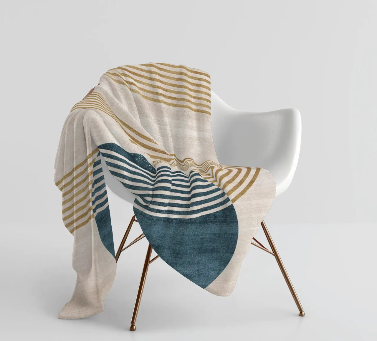 Geometric Harmony No 2 coperta in pile da treechild