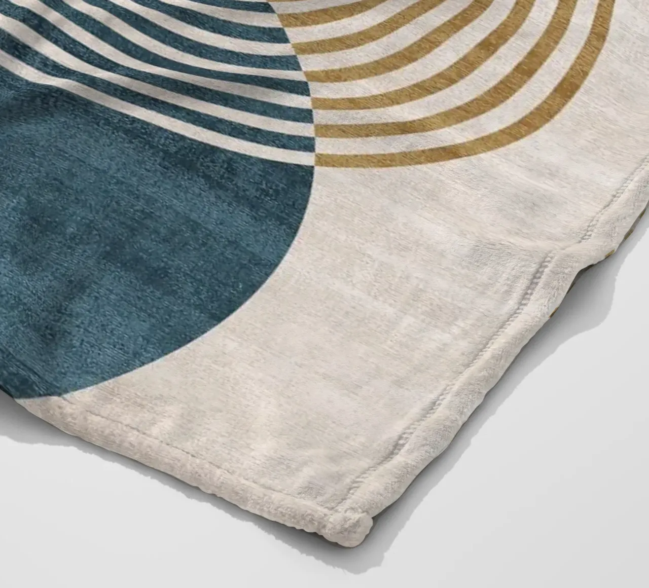 Geometric Harmony No 2 coperta in pile da treechild