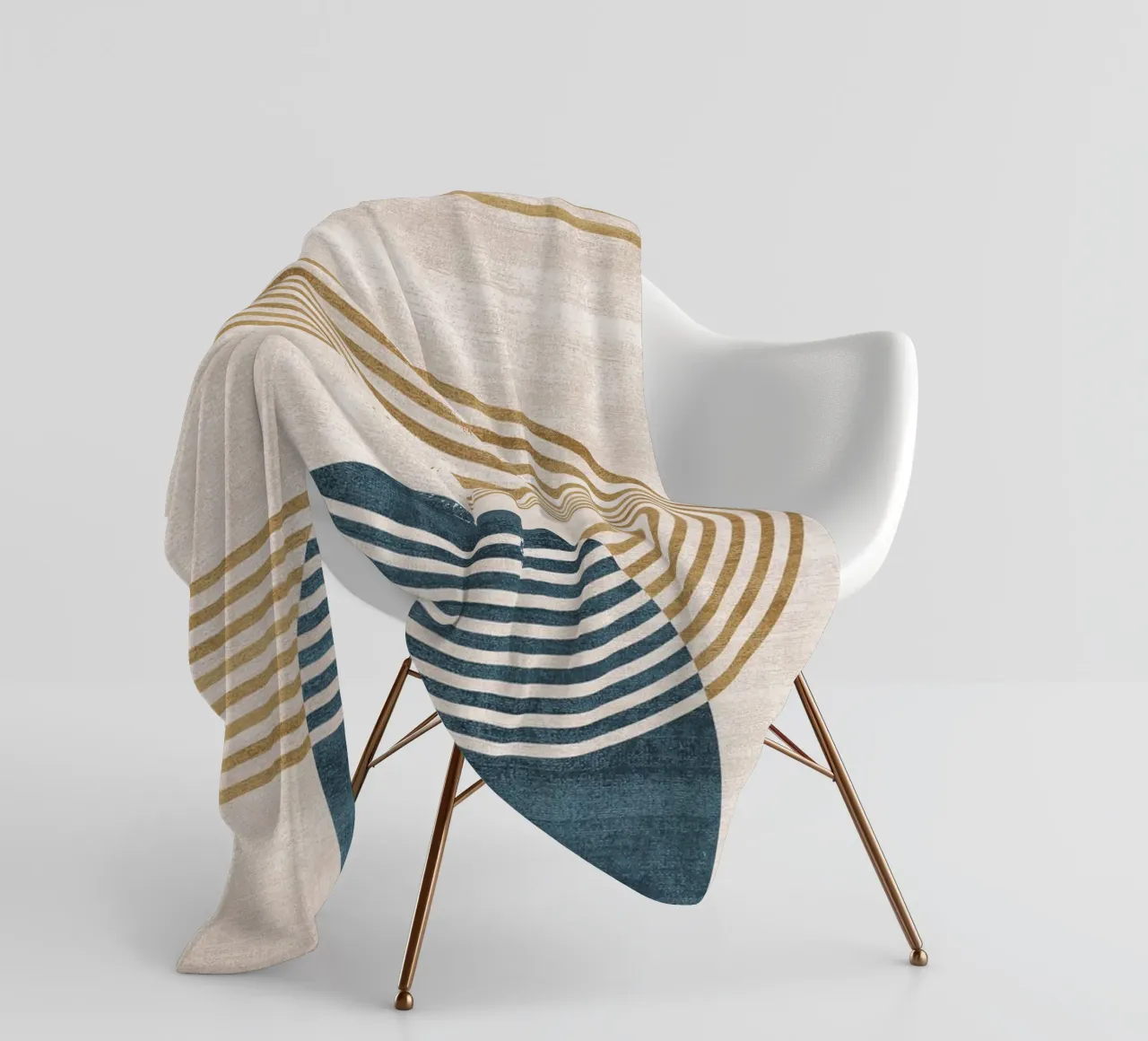 Geometric Harmony No 2 coperta in pile da treechild