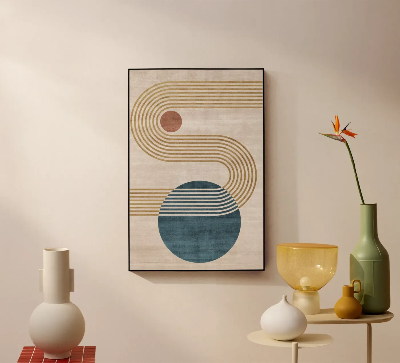 Geometric Harmony No 2 acryl van treechild