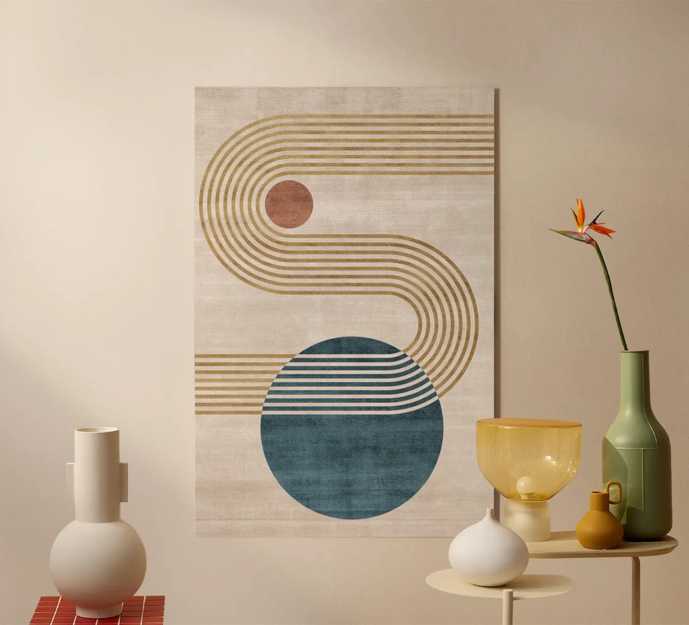 Geometric Harmony No 2 acryl van treechild