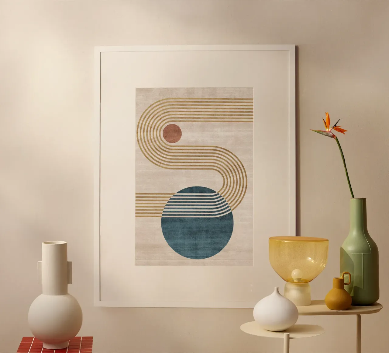 Geometric Harmony No 2 carta hahnemühle da treechild