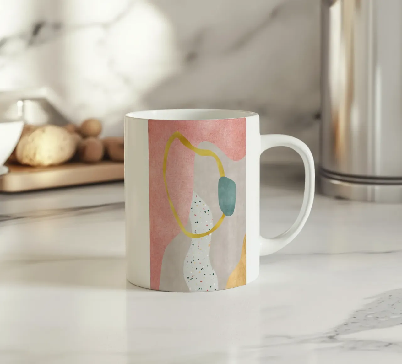 Geometric Harmony No 3 tazza in ceramica da treechild