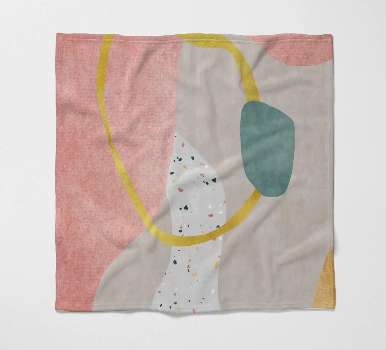 Geometric Harmony No 3 coperta in pile da treechild