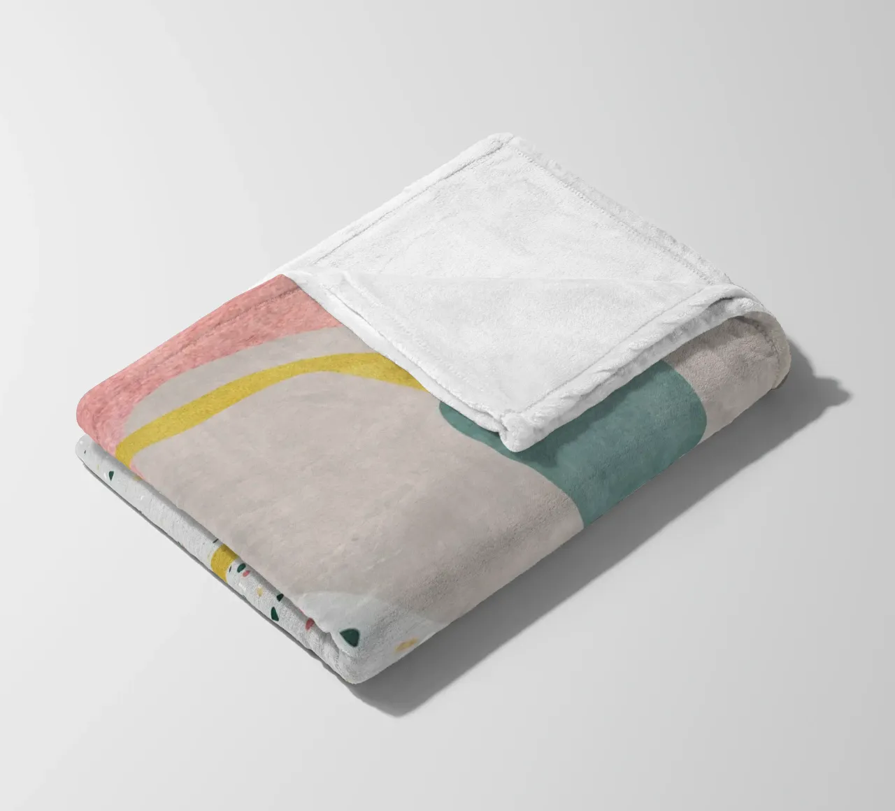 Geometric Harmony No 3 coperta in pile da treechild
