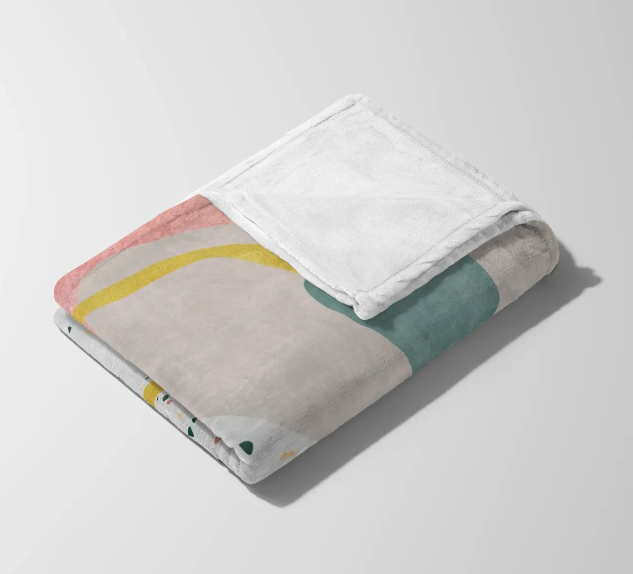 Geometric Harmony No 3 coperta in pile da treechild
