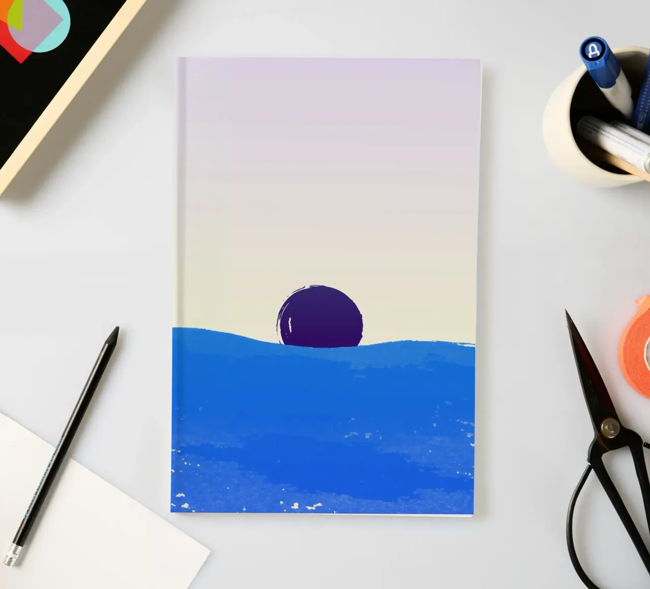 Coucher de soleil sur l'océan diario da Sea Lover