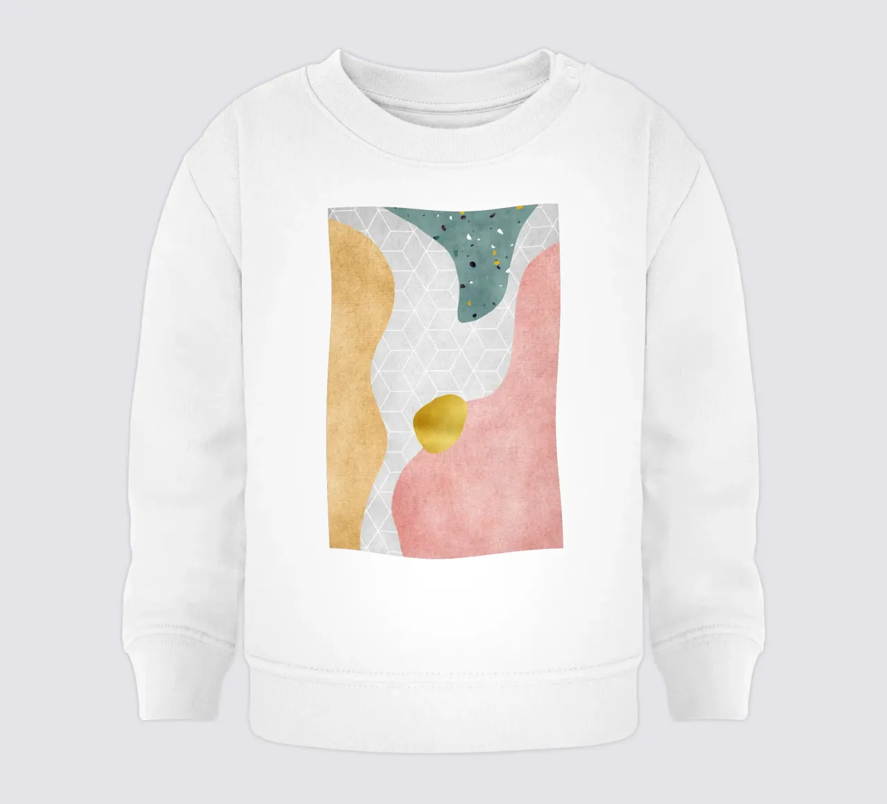 Geometric Harmony No 4 felpa neonato da treechild