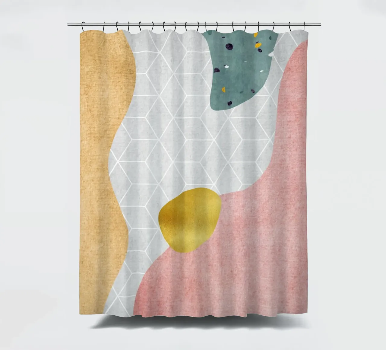Geometric Harmony No 4 tenda da doccia da treechild