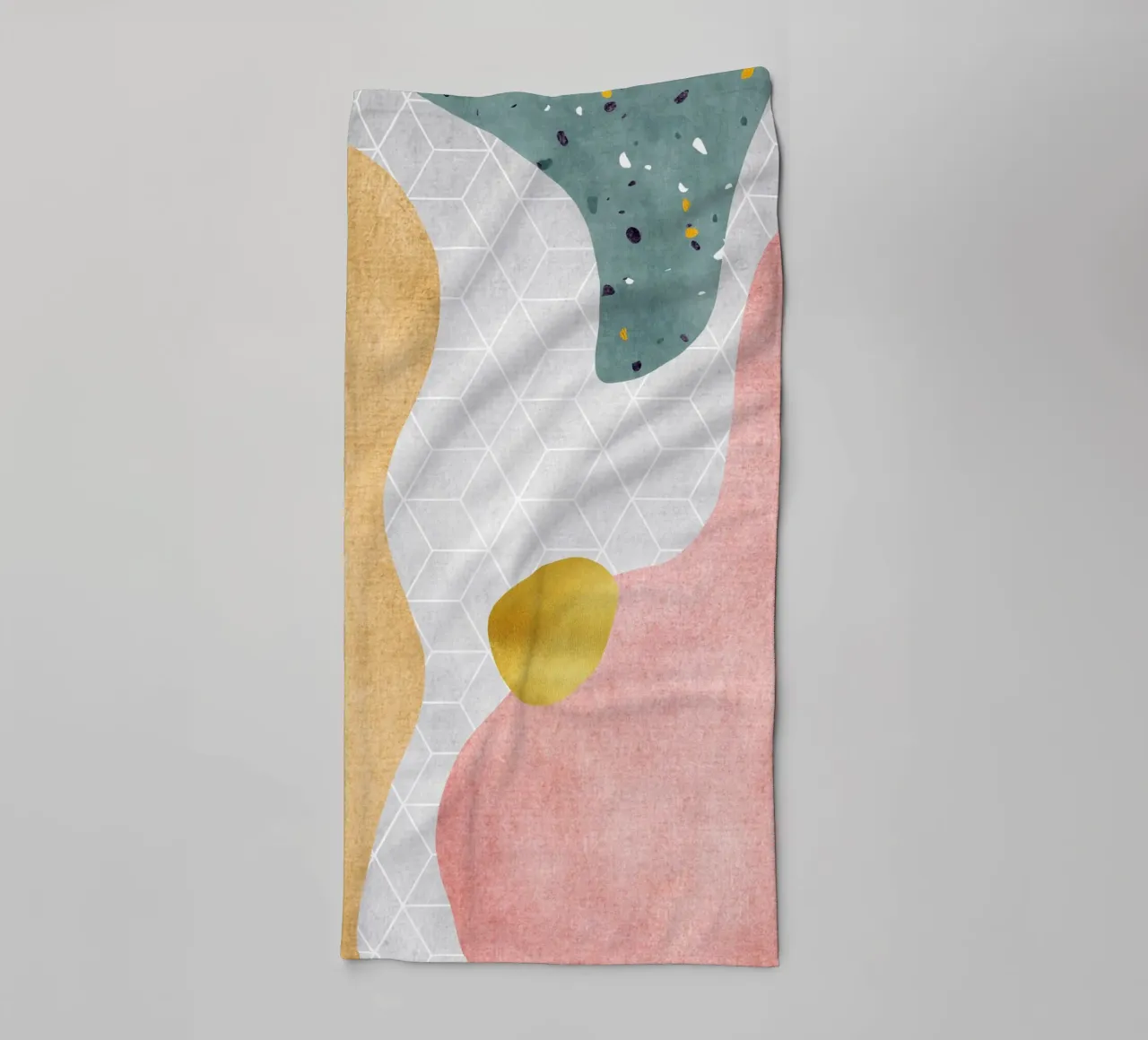 Geometric Harmony No 4 asciugamano da bagno da treechild